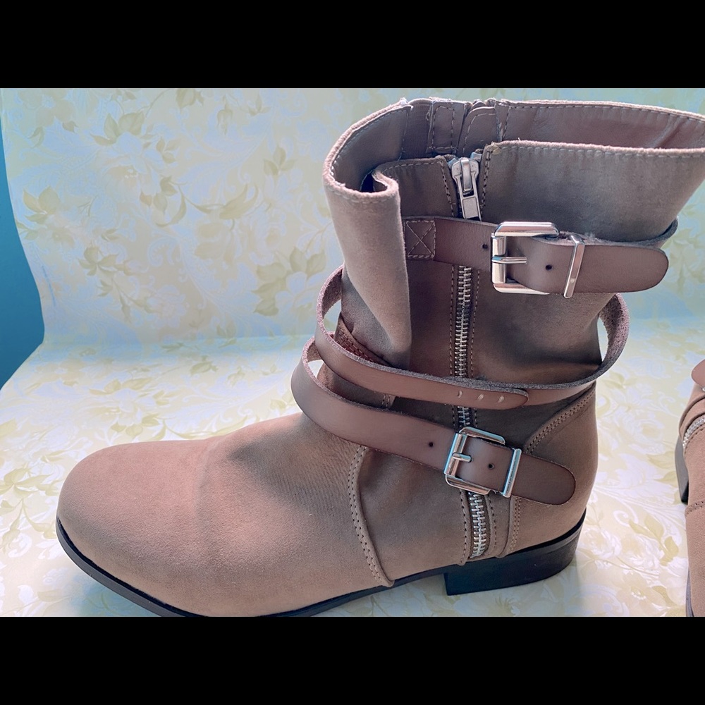 Torrid 3 Strap Flat Bootie